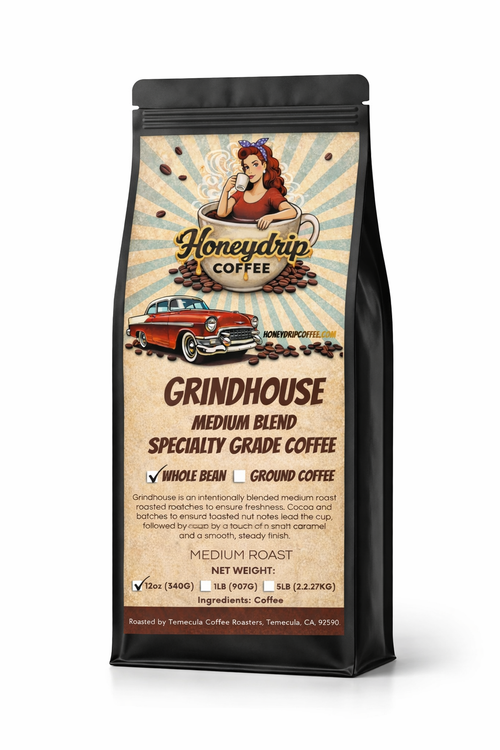 Grindhouse – Medium Roast Coffee - Honeydrip Coffee 
