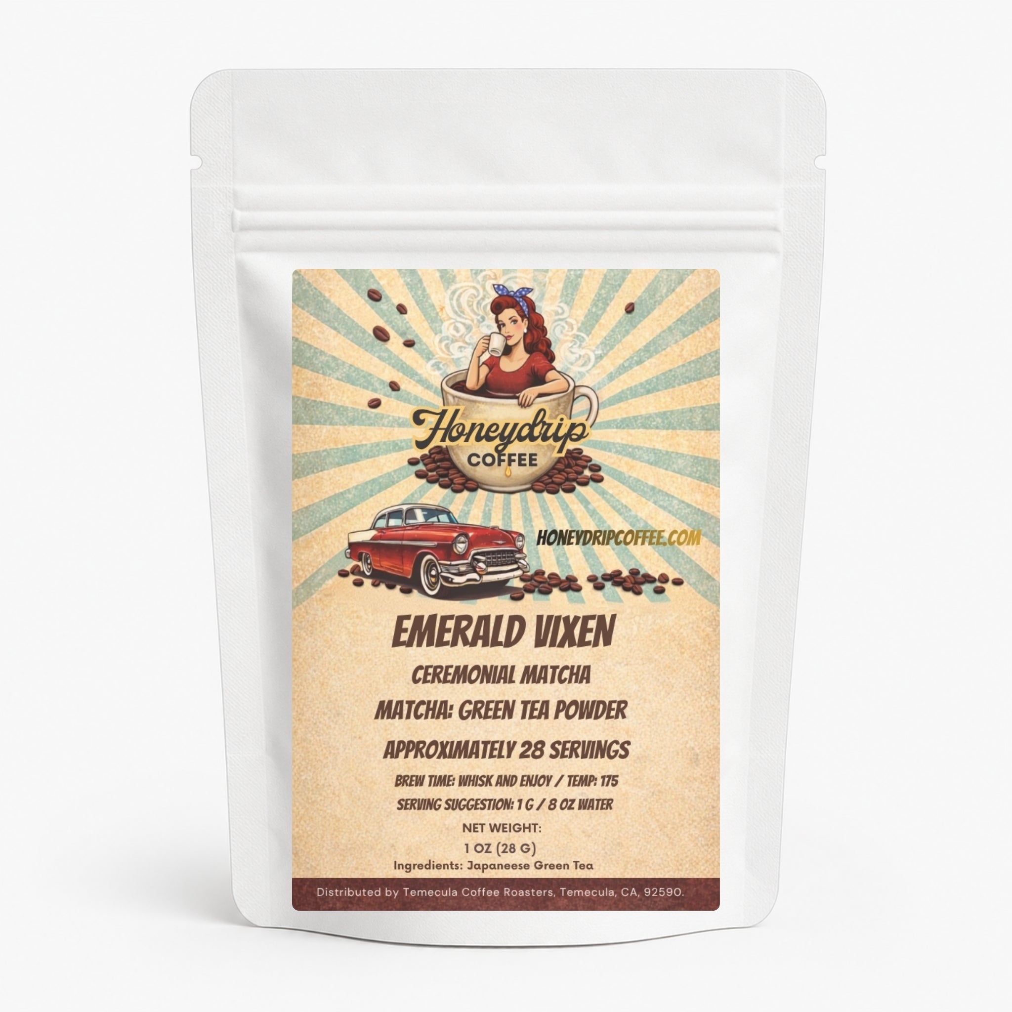 Emerald Vixen – Ceremonial Japanese Matcha Green Tea Powder